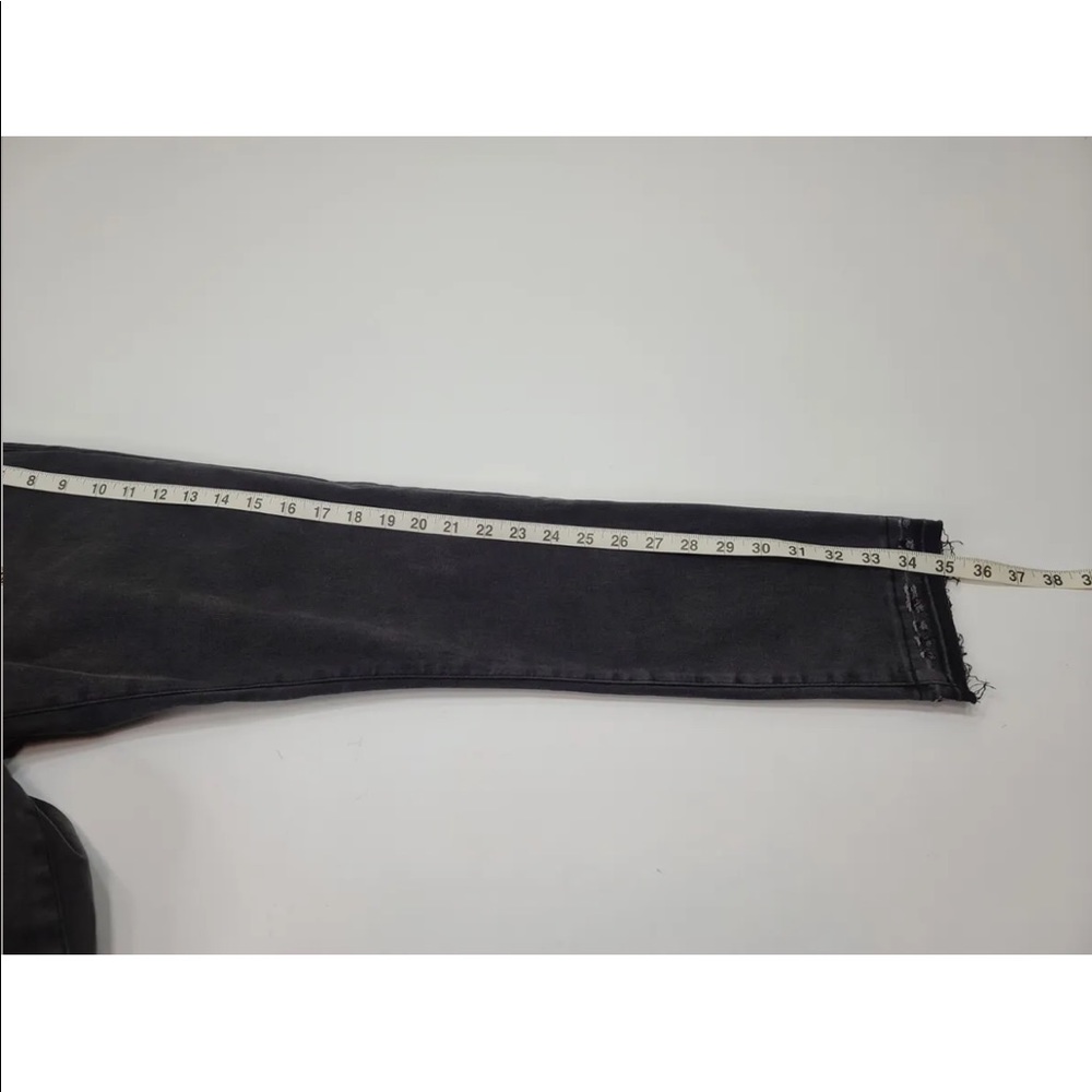 Abercrombie & Fitch Jeans Mid Rise Super Skinny Ankle Raw Hem Size 31/ 12 R NEW - Picture 10 of 10